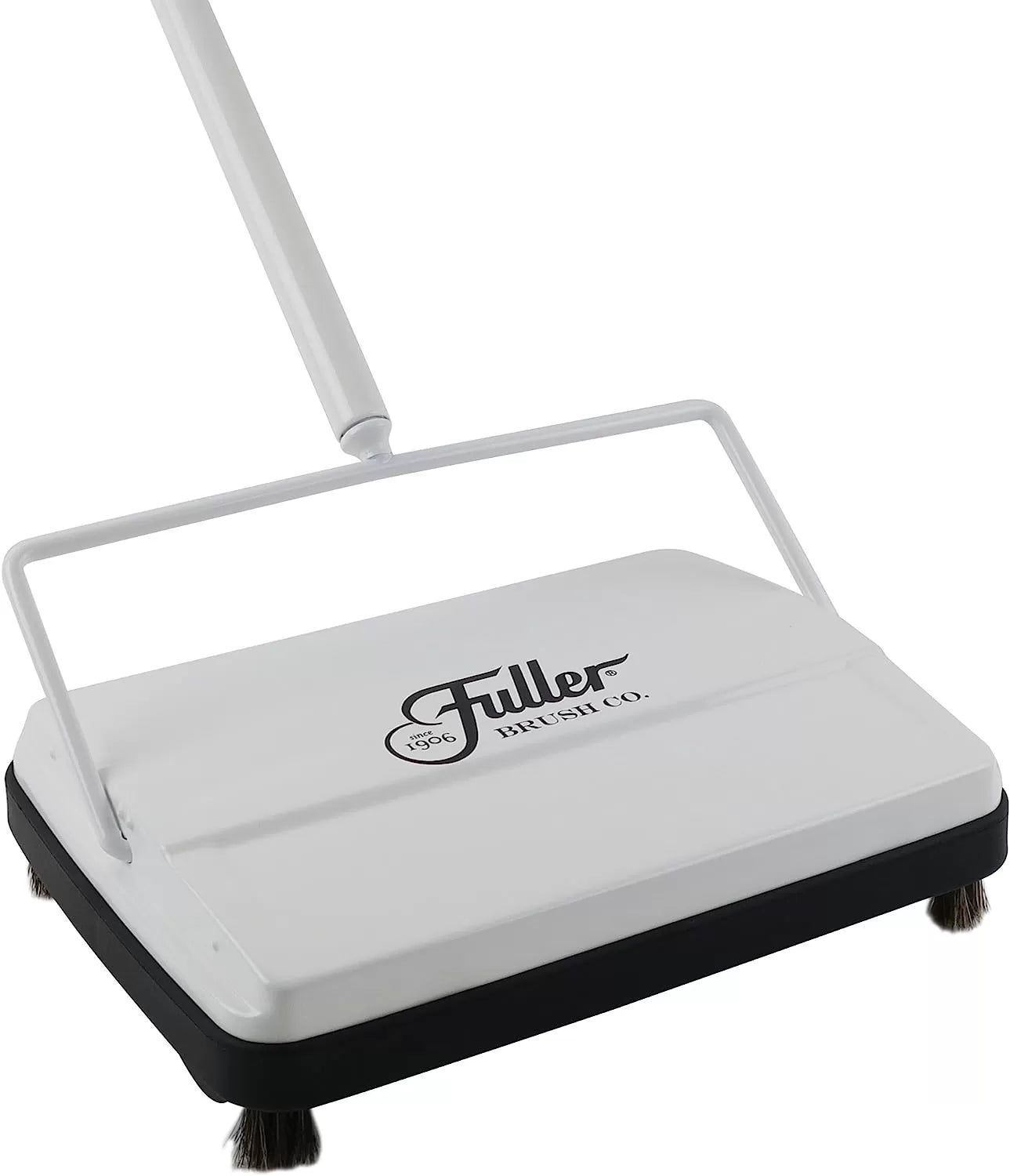 Fuller Brush 17027 Carpet & Floor Sweeper- Mini Stick Cleaner For Hardwood Surfaces, Wood Floors, Laminate, Tile- Small & Portable For The Home Or Office - Cleans Dust Pet Hair- Electrostatic & Silent