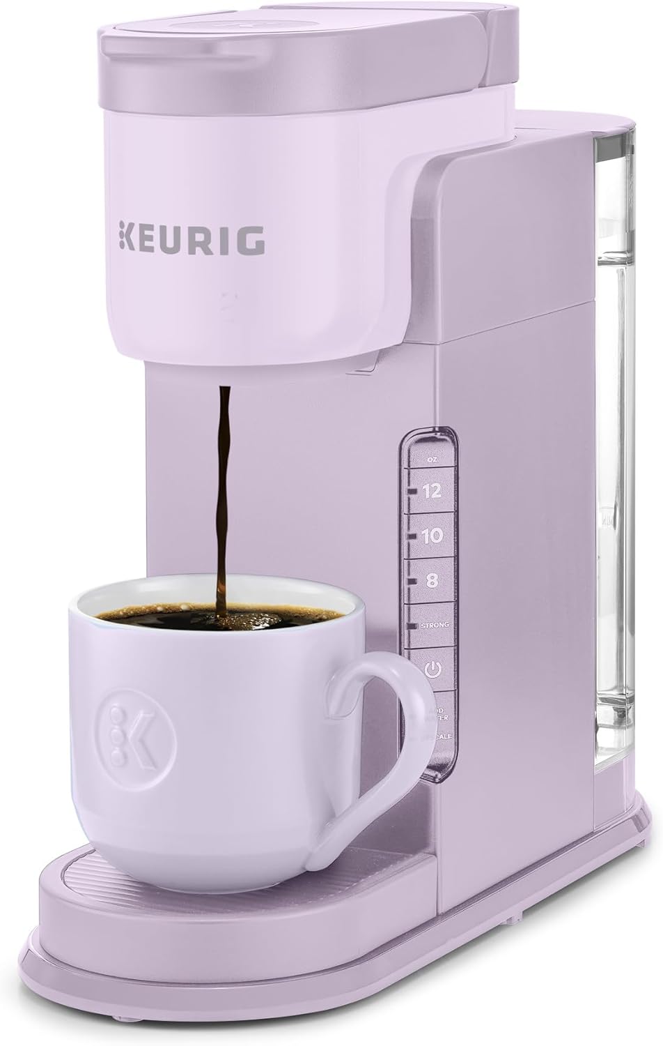 K-Express Single Serve K-Cup Pod Coffee Maker, 3 Brew Sizes, Strong Button Feature, 42oz Removable Reservoir, Evergreen