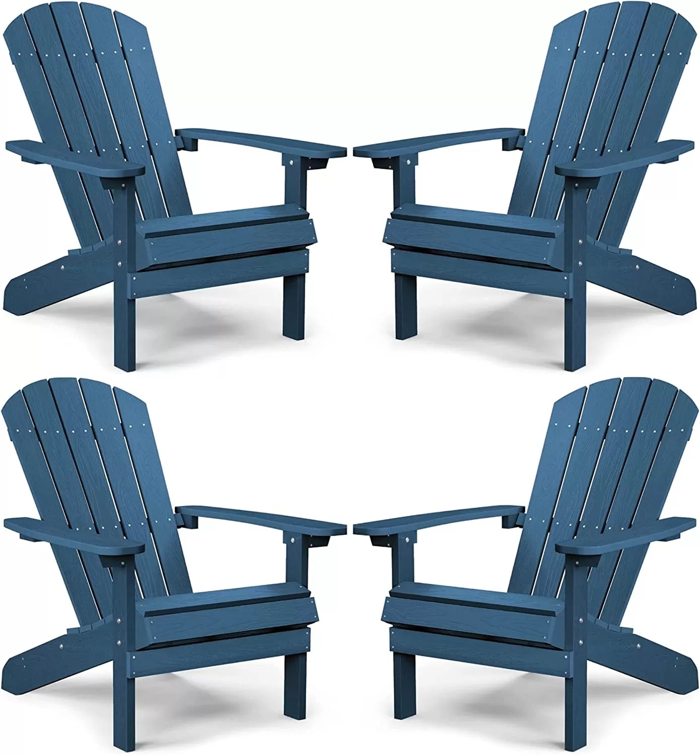 Adirondack Chair ,Patio Chairs 5 Steps Easy Installation,Widely Used in Outdoor, Fire Pit, Deck, Outside, Garden, Campfire Chairs
