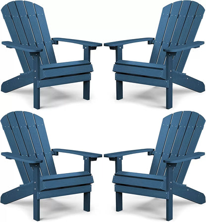 Adirondack Chair ,Patio Chairs 5 Steps Easy Installation,Widely Used in Outdoor, Fire Pit, Deck, Outside, Garden, Campfire Chairs