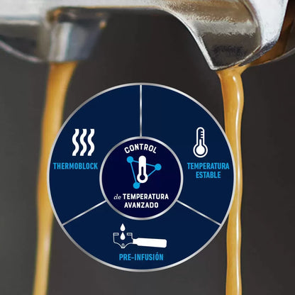 Oster® Perfect Brew espresso coffee maker 15 bar built-in grinder BVSTEM7300