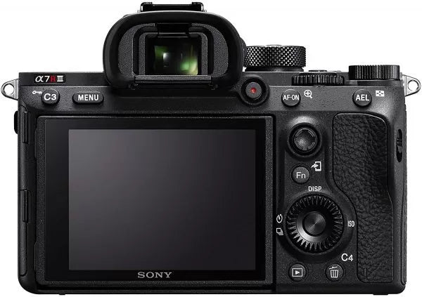 Sony a7R III Mirrorless Camera: 42.4MP Full Frame High Resolution Interchangeable Lens Digital Camera with Front End LSI Image Processor, 4K HDR Video and 3" LCD Screen - ILCE7RM3/B Body, Black