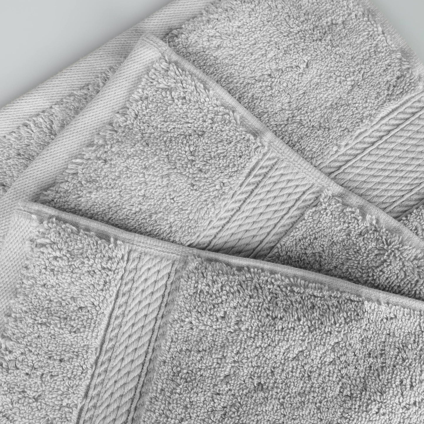 Superior Egyptian Cotton Pile Heavyweight Bath Towel Set of 4