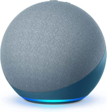 Echo (4th Gen) | With premium sound, smart home hub, and Alexa | Glacier White