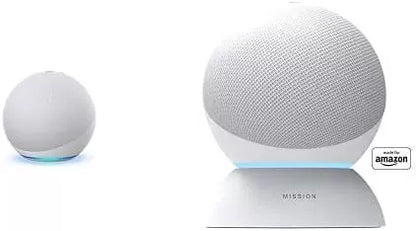 Echo (4th Gen) | With premium sound, smart home hub, and Alexa | Glacier White
