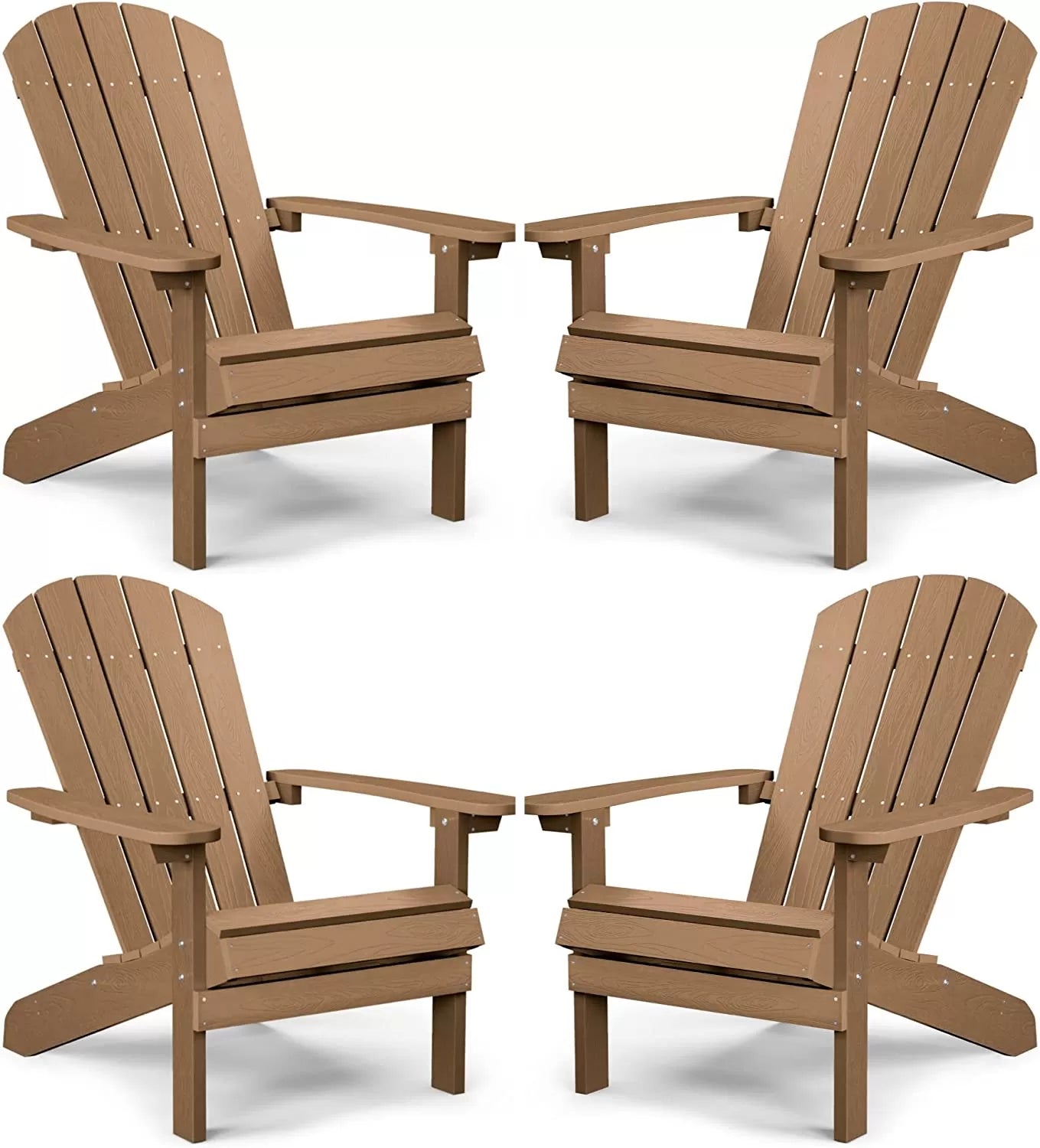 Adirondack Chair ,Patio Chairs 5 Steps Easy Installation,Widely Used in Outdoor, Fire Pit, Deck, Outside, Garden, Campfire Chairs