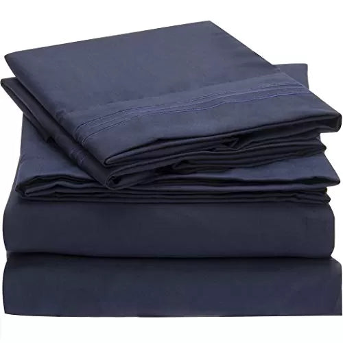 Brushed Microfiber Hypoallergenic 4 pcs Bedsheet Set