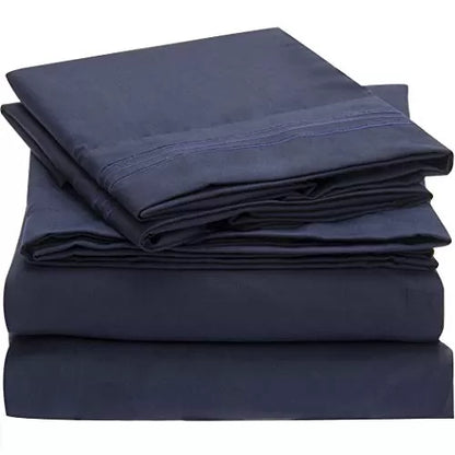 Brushed Microfiber Hypoallergenic 4 pcs Bedsheet Set