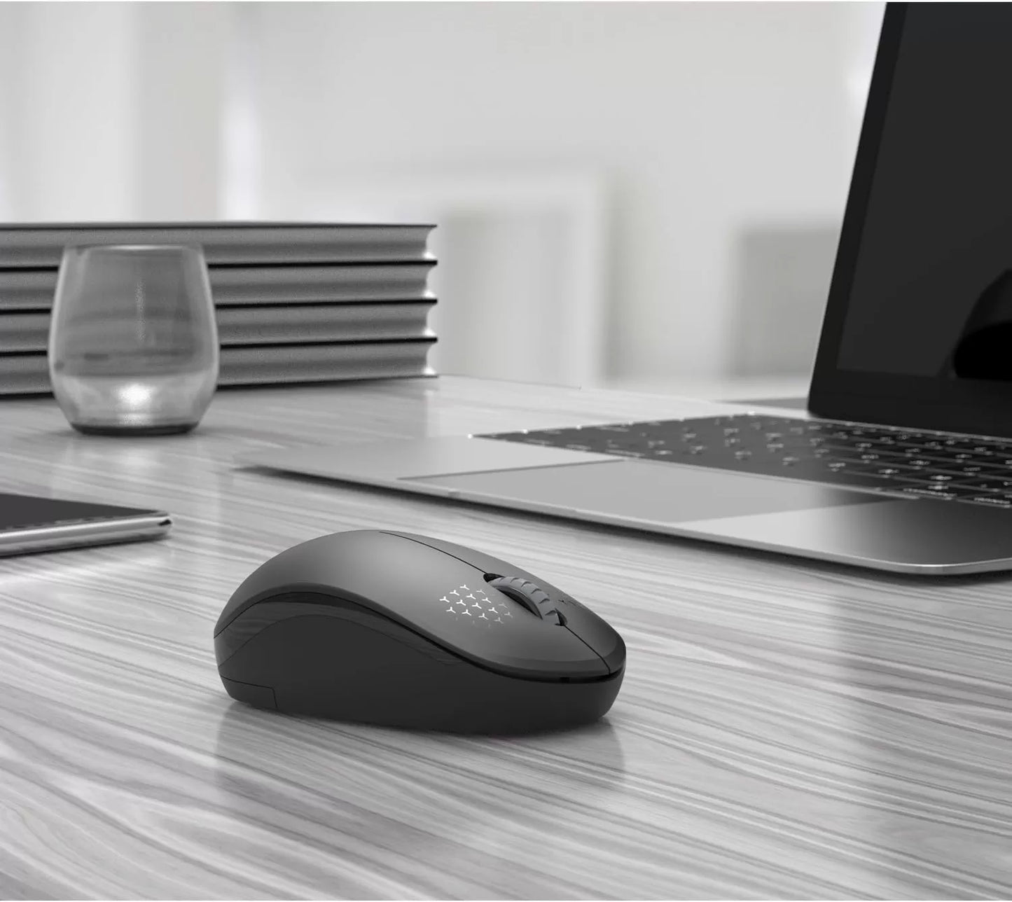 seenda Wireless Mouse, 2.4G Noiseless Mouse with USB Receiver - Portable Computer Mice for PC, Tablet, Laptop with Windows System - Mint Green