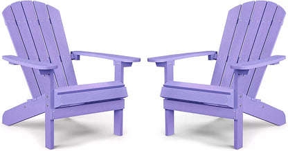Adirondack Chair ,Patio Chairs 5 Steps Easy Installation,Widely Used in Outdoor, Fire Pit, Deck, Outside, Garden, Campfire Chairs