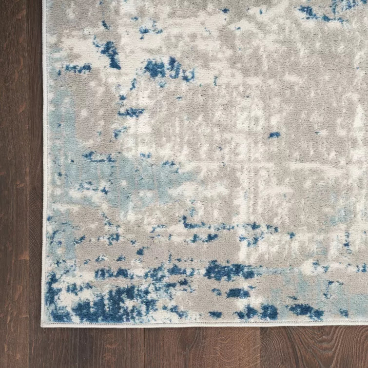 Addie Slate Gray/Light Beige/Ivory Rug